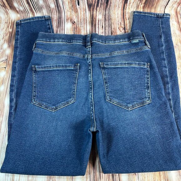 Jag Jeans VALENTINA SKINNY Size 6P/27 Blue Pull On Mid Rise Denim Pants 28x26.5 - Picture 4 of 12